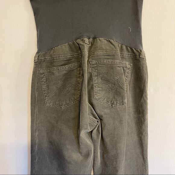 AG Adriano Goldschmied Skinny Grey Corduroy Jeans Pants Maternity Size 27 - Picture 9 of 9